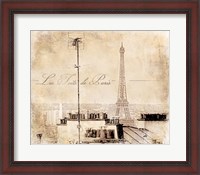 Framed Les Toits De Paris