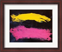 Framed Bright Abstract landscape