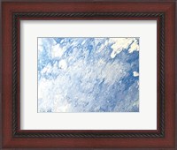 Framed Earth Blues Abstract landscape