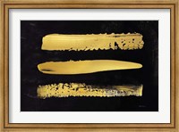 Framed Golden Stripes I