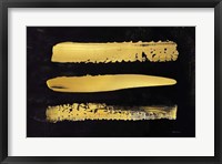 Framed Golden Stripes I