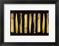 Framed Golden Stripes II