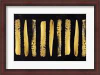 Framed Golden Stripes II