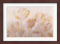 Framed Contemporary Poppies Neutral