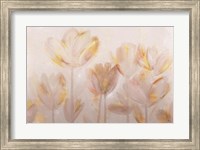 Framed Contemporary Poppies Neutral