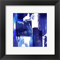 Framed 'Indigo Abstract II' border=