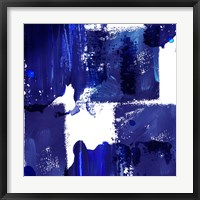 Indigo Abstract IV Framed Print