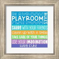 Framed Playroom Rules I