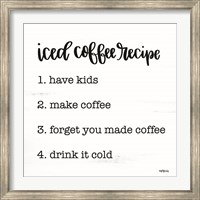 Framed Iced Coffee Recipe