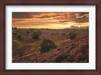 Framed Just a Sunset in the Netherlands