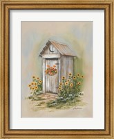 Framed Country Outhouse I