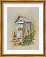 Framed Country Outhouse I