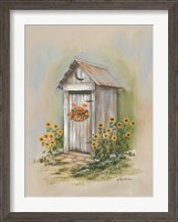 Framed Country Outhouse I