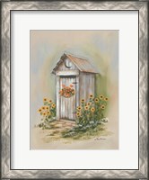 Framed Country Outhouse I