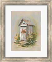 Framed Country Outhouse I