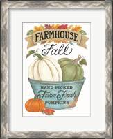 Framed Farmhouse Fall Pumpkins