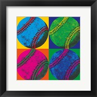 Framed 'Ball Four - Baseball' border=