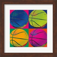 Framed Ball Four - Basketball