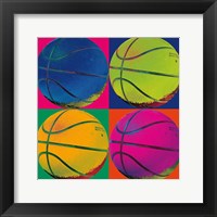 Framed Ball Four - Basketball