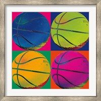 Framed Ball Four - Basketball