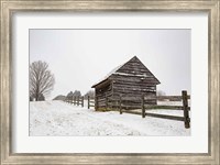 Framed Coming to the Barn