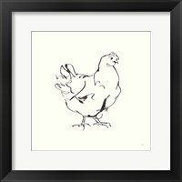 Framed Line Chicken I