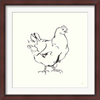 Framed Line Chicken I