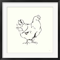 Framed Line Chicken I