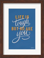 Framed Encouraging Words - Tough