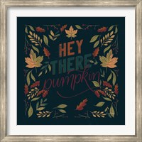 Framed Autumn Sayings I Pumpkin
