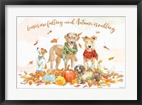 Framed Harvest Dogs I