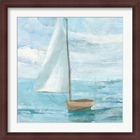 Framed Silver Sail Bright