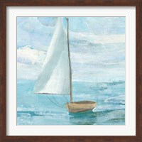 Framed Silver Sail Bright