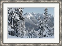 Framed Nooksack Ridge in Winter