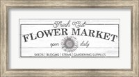 Framed Flower Market I