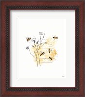 Framed 'Bees and Botanicals I' border=