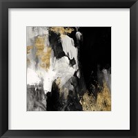 Framed 'Neutral Gold Collage III' border=