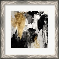 Framed Neutral Gold Collage IV