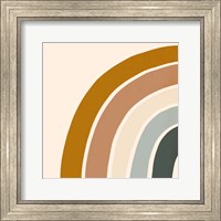 Framed Retro Rainbow I