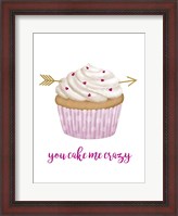 Framed Valentine's Cupcake I