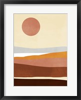 Framed Sunseeker Landscape II