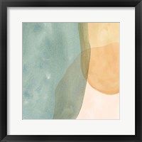 Framed Pastel Color Study I