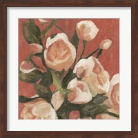 Framed Rose Tangle I