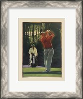 Framed Golfer
