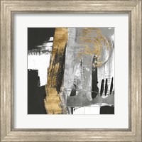 Framed Golden Strokes II