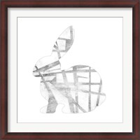 Framed Geometric Rabbit in Silver III