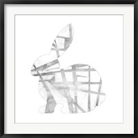 Framed Geometric Rabbit in Silver III
