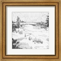 Framed Wildland Sketch I