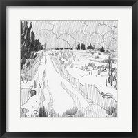 Framed Wildland Sketch II