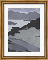 Framed Grayscale Island Chain II